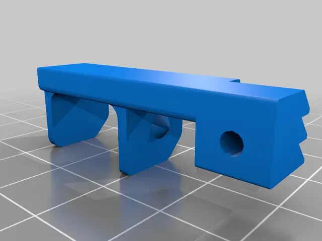 Adjustable Solid Ender3 V2 CableChain Mount for X-Axis (Pancake 22mm Stepper Motor Mount only) — Image 2 of 12