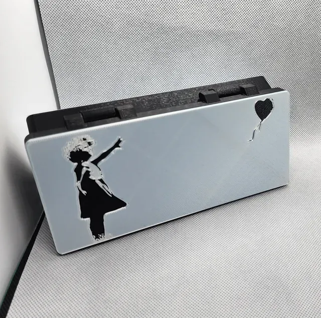 Banksy Box 🞍 Girl with Balloon 🞍 Print in Place 2-color