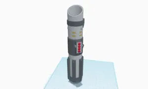 Collapsing Sith Lightsaber Color (Removable Blade)