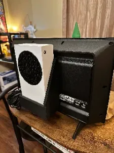 XBOX Series S Behind TV Vesa Mount Stand - 100mm and 75mm Hole Pattern