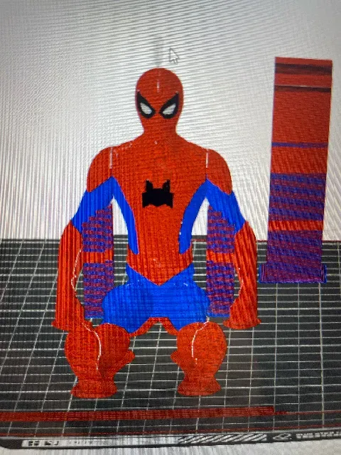 4 Color Articulating Spider-Man 3mf file — Image 6 of 6