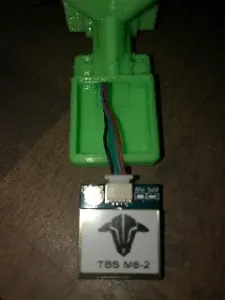 Armattan Marmotte/Badger DJI FPV antenna mount with GPS (TBS M8.2)