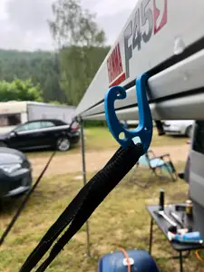 Hooky - the helpful Snake | multifunctional hook for awning Keder rails (Fiamma and others)