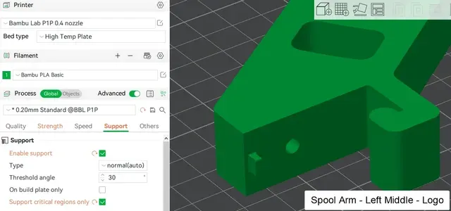 Bambu Lab P1P Spool Arm — Фото 13 из 22