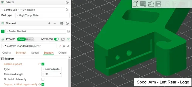 Bambu Lab P1P Spool Arm — Фото 16 из 22