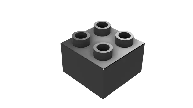 Lego Duplo Brick 2x2 #3437 — Фото 2 из 2