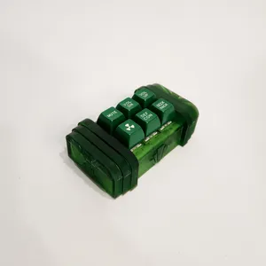 Art Deco Macropad Mechanical Keyboard Bioshock Inspired