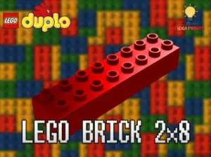 Lego Duplo Brick 2x8 #4199