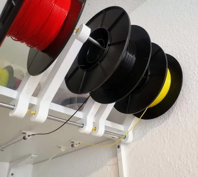 Shelf-Mounted Spool Holder for Prusa MMU2S / i3 — Фото 3 из 8