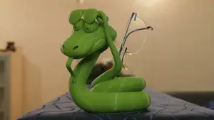 Samy the spectacled snake - Samy die Brillenschlange