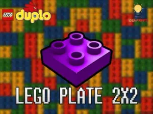 Lego Duplo Plate 2x2 #40665