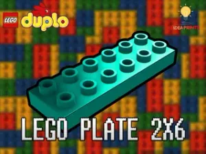 Lego Duplo Plate 2x6 #98233
