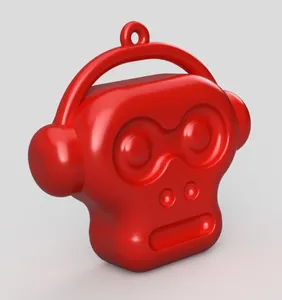 Music monkey for keychain