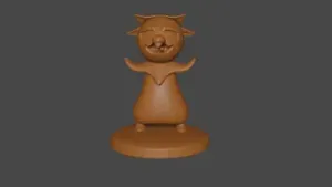 Pokemon inspired, Capsakid, Tabletop DnD miniature