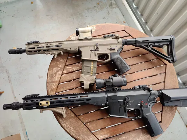 Sako style m-lok handguard for airsoft AR-15 — Image 7 of 15