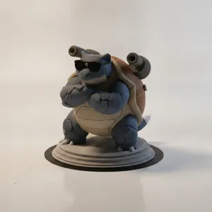 Cool Version Of Blastoise Pokemon Figurine 3D Printable