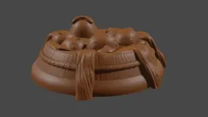 Studio Ghibli's Spirited Away inspired, Otori in a Bath, Tabletop DnD miniature