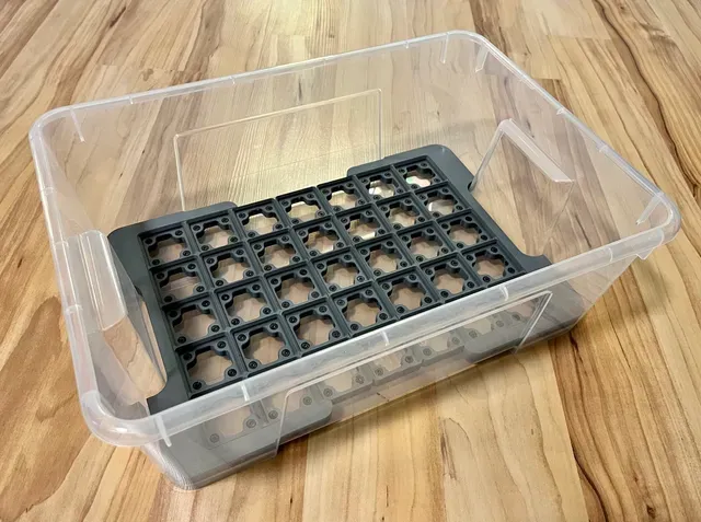Gridfinity adapter for Ikea Samla box 11l — Фото 2 из 7