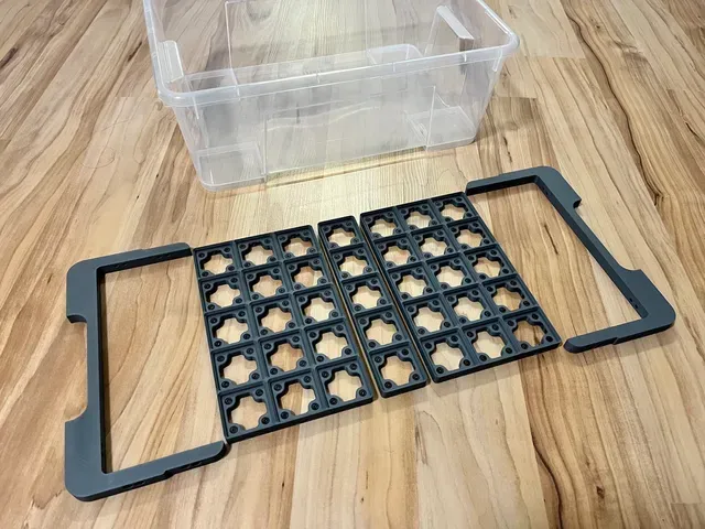 Gridfinity adapter for Ikea Samla box 11l — Фото 3 из 7
