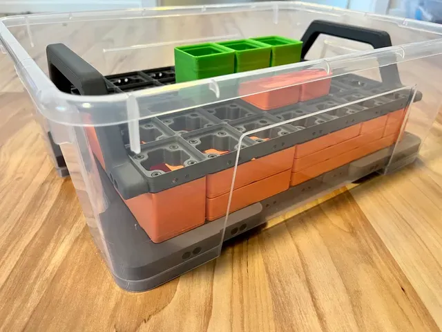 Gridfinity tray for Ikea Samla — Фото 3 из 5