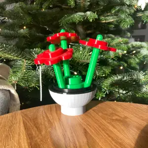 Lego Flowers with custom pot