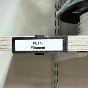Elfa "Wood" Shelf Label Holder