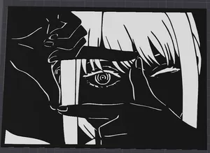 Makima wall art