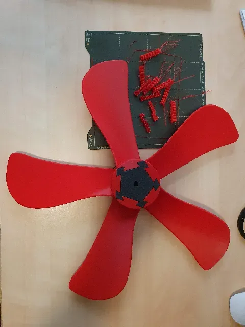Fan blades replacement