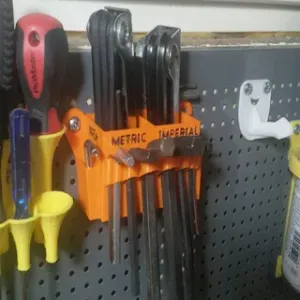 Biltema Pegboard Hex Key Holder