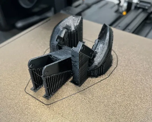 Ender 3 S1 & Ender 3 S1 Pro & Creality Sprite Extruder high performance 5015 part cooling fan duct (based on Hero Me Gen7) — Image 9 of 10