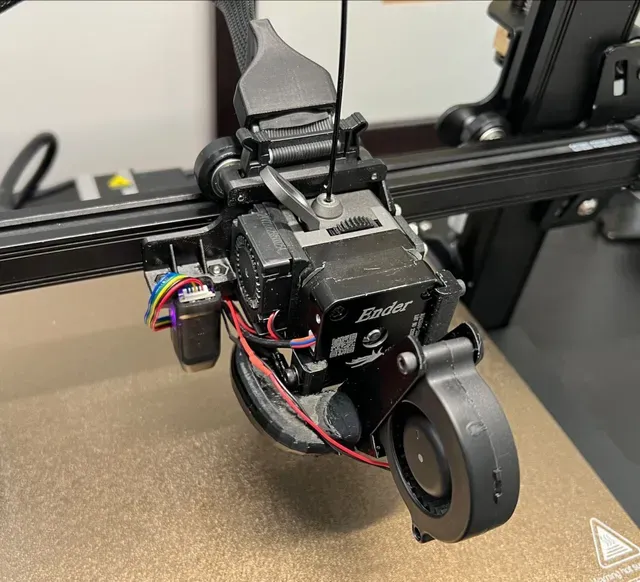Ender 3 S1 & Ender 3 S1 Pro & Creality Sprite Extruder high performance 5015 part cooling fan duct (based on Hero Me Gen7) — Image 10 of 10