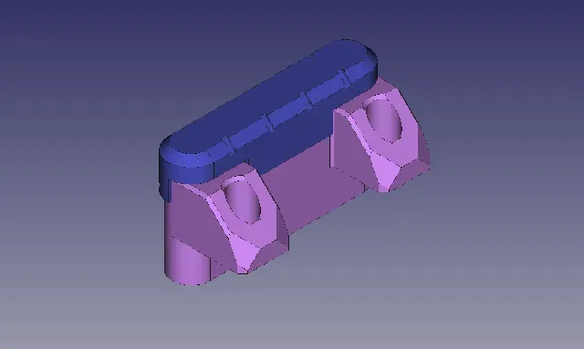 Nozzle holder for E3D Revo nozzles (parametric) — Фото 2 из 2