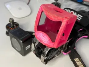 DJI Action 2 mount for Armattan Badger or Marmotte