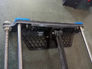 Front brace w/ integrated Y belt tensioner for Anet A8