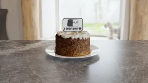 I Loaf You Cake and Bread Topper