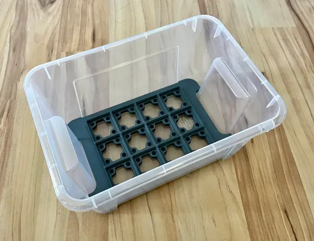 Gridfinity adapter for Ikea Samla box 5l — Image 2 of 6