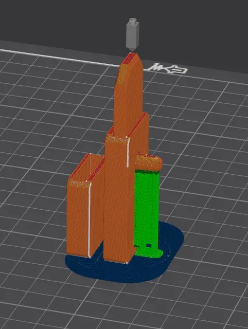 Print-In-Place Glue-On Sliding Lock | 80mm Compact Latch — Image 2 of 2