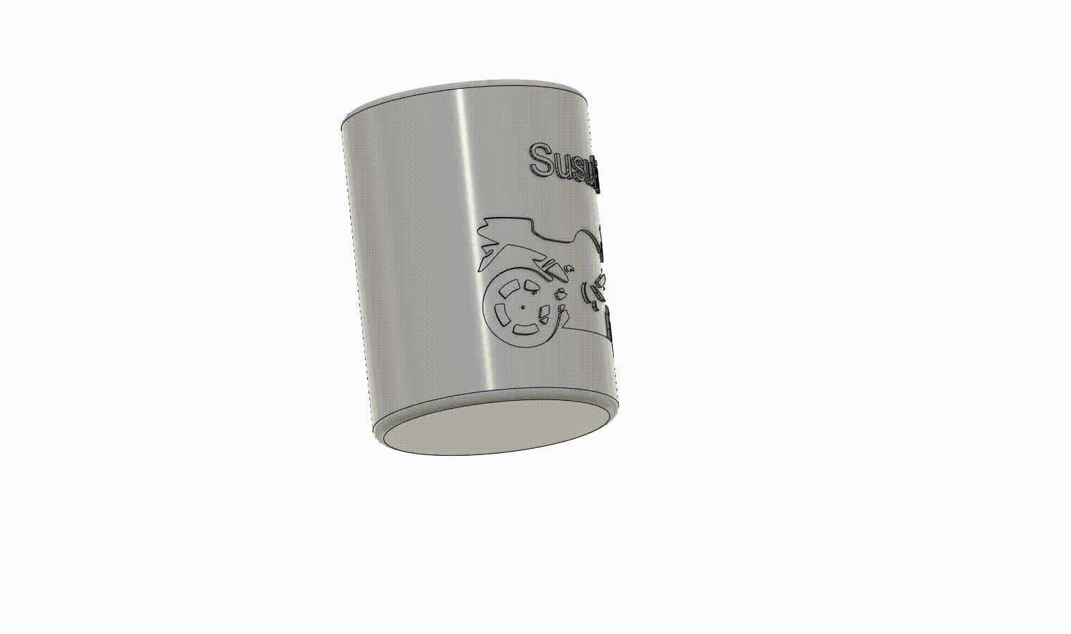Susuki motorcycle key cup