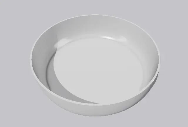 Planter Bowl 16 - Shallow One, with drainage hole and saucer — Фото 5 из 6