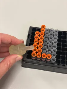Tool for the capping and recapping of FluidX 1ml internal thread tubes/vials
