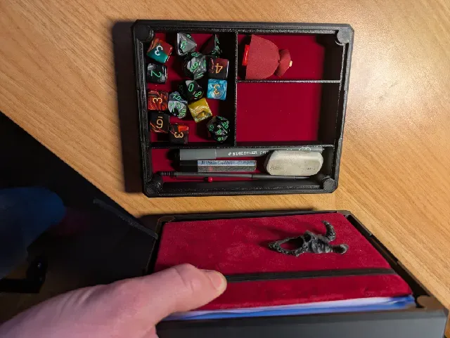 A6 DnD Storage Box & Dice Tray – Notebook, Dice & Mini Organizer — Фото 2 из 3