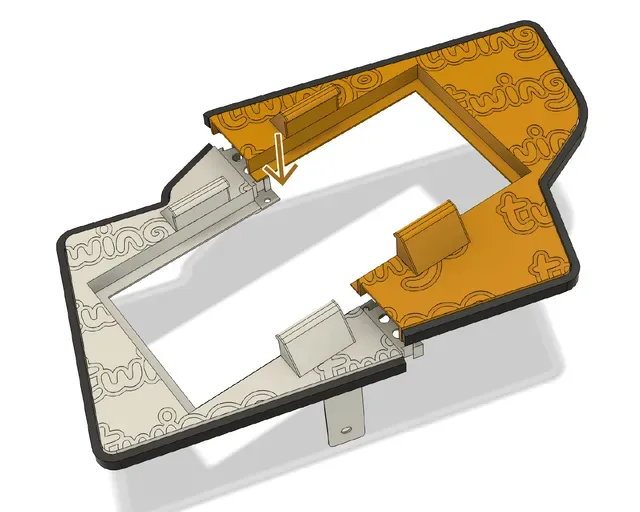 Renault Twingo I (1st Gen C06) Interior Cabin Air Filter Frame - 2-Piece Clip Design — Image 6 of 8