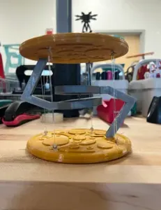 Sturdy Pizza Tensegrity Model