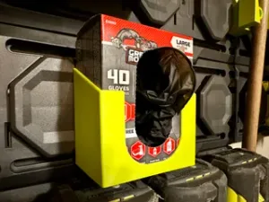 Disposable Gloves mount for Ryobi Link