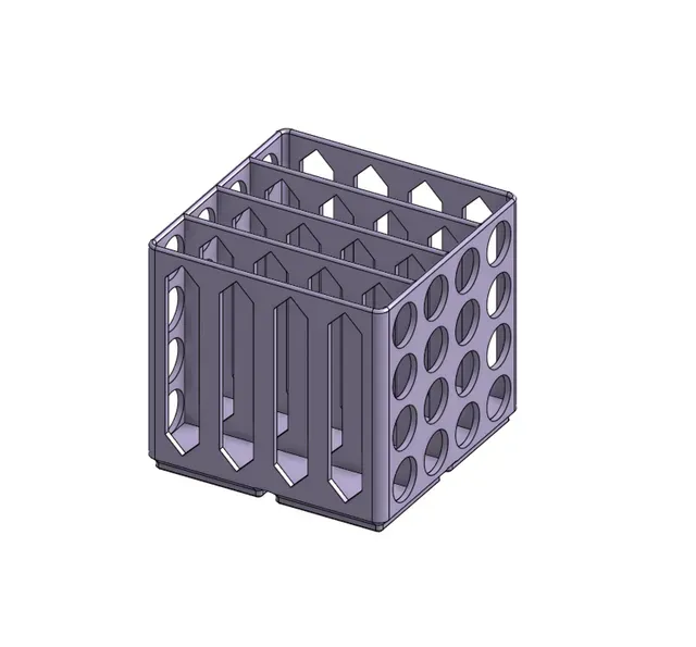 Gridfinity Pliers Stand 2x2 and 2 types Hex and Circles — Фото 2 из 2