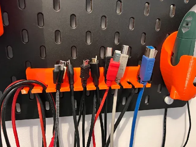 skadis porte câble / skadis cable holder
