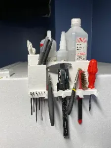 Over the Edge Magnetic Catch All Tote - Tool Holder, Tissue Box, Key Ring Hanger