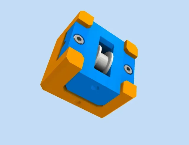 Prusa Mk3 Y-axis belt tensioner V2 - GT2 20T w/ 5mm bore — Фото 2 из 3