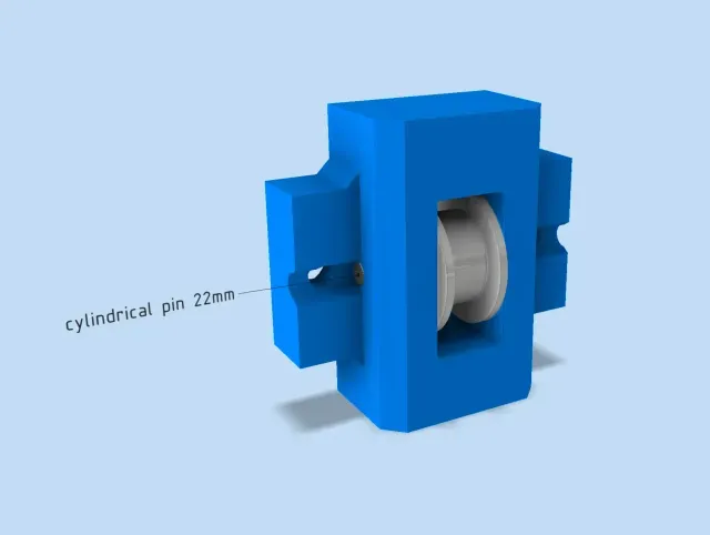 Prusa Mk3 Y-axis belt tensioner V2 - GT2 20T w/ 5mm bore — Фото 3 из 3