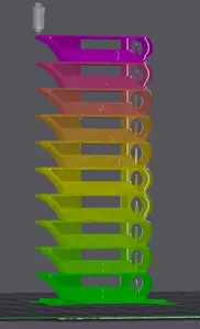 Bambu Studio Temperature Tower 220-265 for PETG